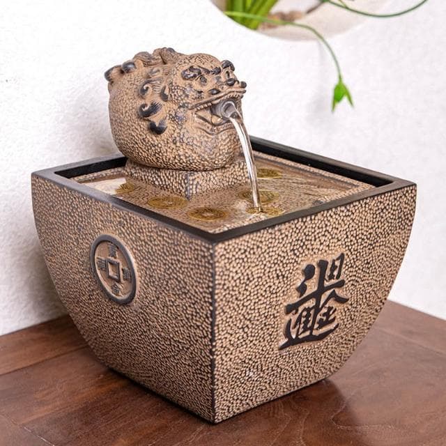 日進鬥金 流水盆 風水盆 流水聚寶盆 流水擺件 招財擺飾 開運 風水招財流水組 風水擺件 開幕送禮 入厝禮物
