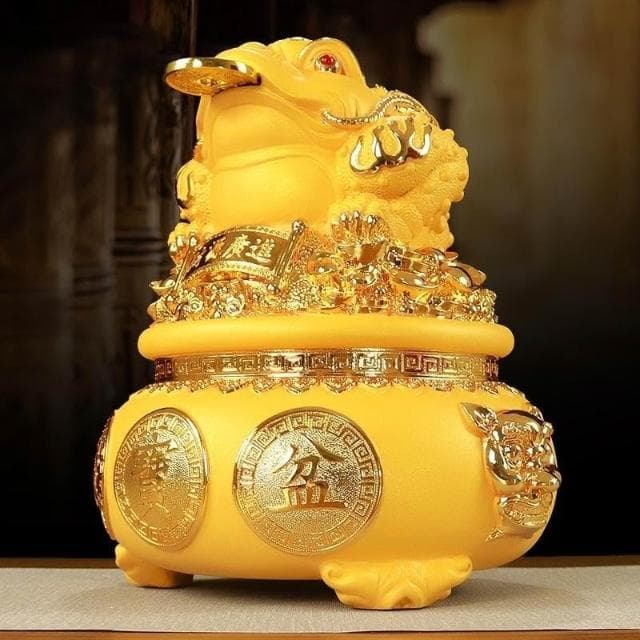 金蟾聚寶盆 撲滿 存錢桶 招財元寶存錢罐 儲蓄罐 存錢罐 衹進不出  玄關 辦公室擺飾 開幕送禮 入厝禮物