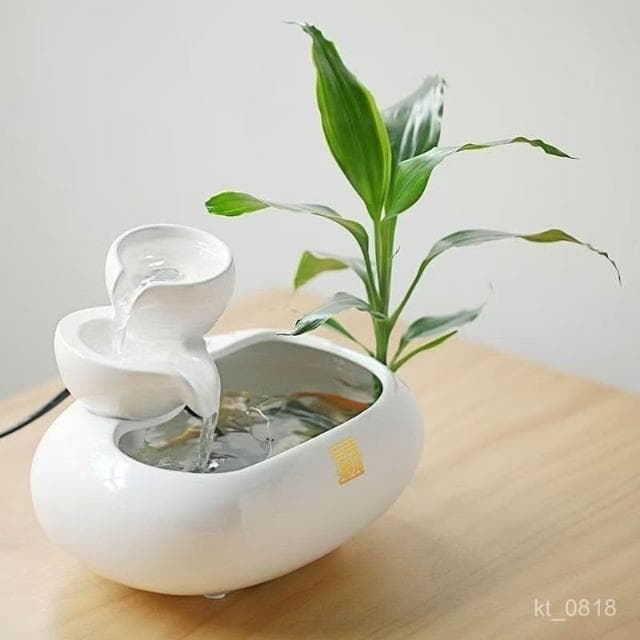 陶瓷循環擺件 流水擺件 招財流水盆 流水聚寶盆 招財擺飾 開運 風水招財流水組 風水擺件 橋遷 入厝禮物 開幕送禮