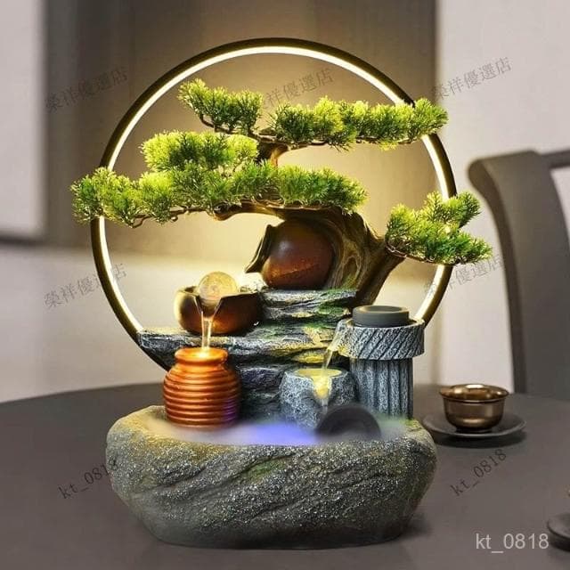 流水生財 流水擺件 招財流水盆 流水聚寶盆 流水擺件 招財擺飾 開運 風水招財流水組 風水擺件 橋遷 入昔禮物 開幕送禮
