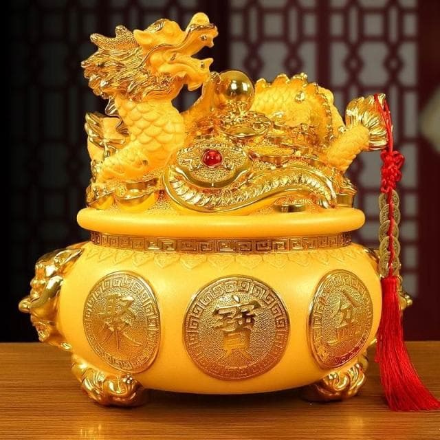 金龍聚寶盆 撲滿 存錢桶 招財元寶存錢罐 儲蓄罐 存錢罐 衹進不出  玄關 辦公室擺飾 開幕送禮 入厝禮物
