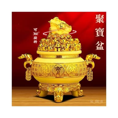 免運 金蟾聚寶盆 撲滿 存錢筒 招財元寶存錢桶 儲蓄罐 存錢罐 衹進不出 玄關 辦公室擺飾 開幕送禮 入厝禮物