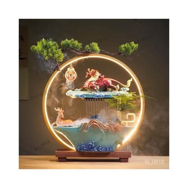 台灣熱賣 貔貅 流水擺件 招財流水盆 流水聚寶盆 招財擺飾 開運 風水招財流水組 風水擺件 橋遷 入厝禮物 開幕送禮