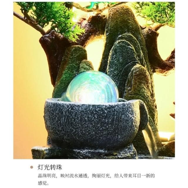 台灣熱賣 高山流水 招財流水盆 流水聚寶盆 流水擺件 招財擺飾 玄關擺飾 風水招財流水組 風水擺件 開幕送禮 入厝禮物