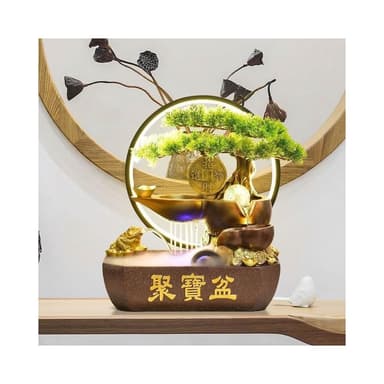 台灣熱賣 聚寶盆 金蟾招財流水盆 流水聚寶盆 流水擺件 招財擺飾 開運 風水招財流水組 風水擺件 開幕送禮 入厝禮物