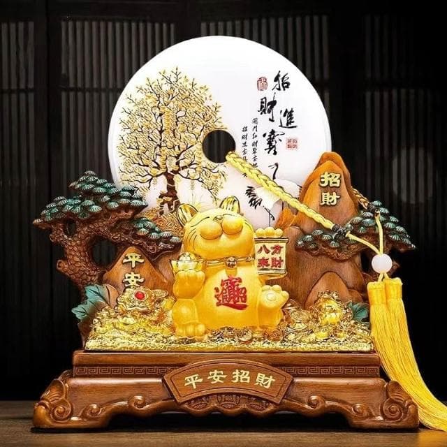 招財貓 水晶樹 發財樹 招財鹿 招財擺件 家居擺飾 客廳 玄關擺飾  入厝禮物 開店送禮 開幕送禮