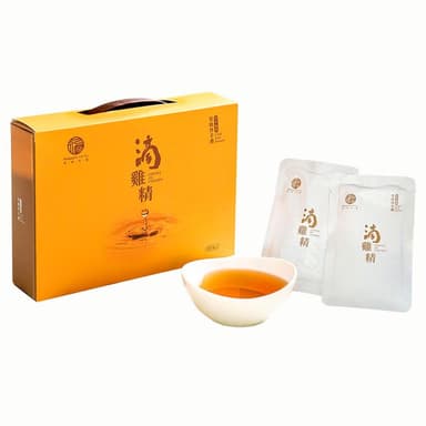 台中福華大飯店滴雞精禮盒3盒(60ml/瓶 每盒10袋 常溫禮盒 星級伴手禮 佳節禮盒 熱銷送禮推薦 )