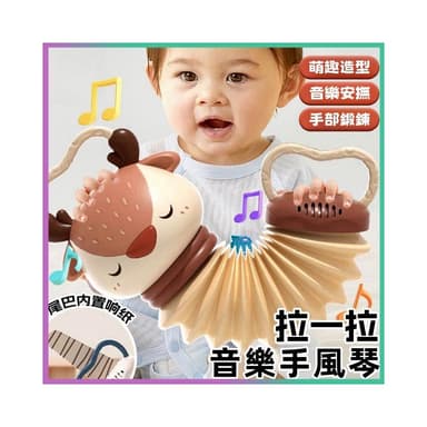 台灣公司貨 嬰兒手風琴玩具 益智早教玩具 音樂樂器 送寶寶小朋友生日禮物 週歲禮 新生兒玩具