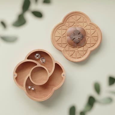 🌿獨木設計🌿 花柿窗 - 香飾品收納盒 (療癒 窗花 文創 禮品 居家 零錢 小物 擺飾)