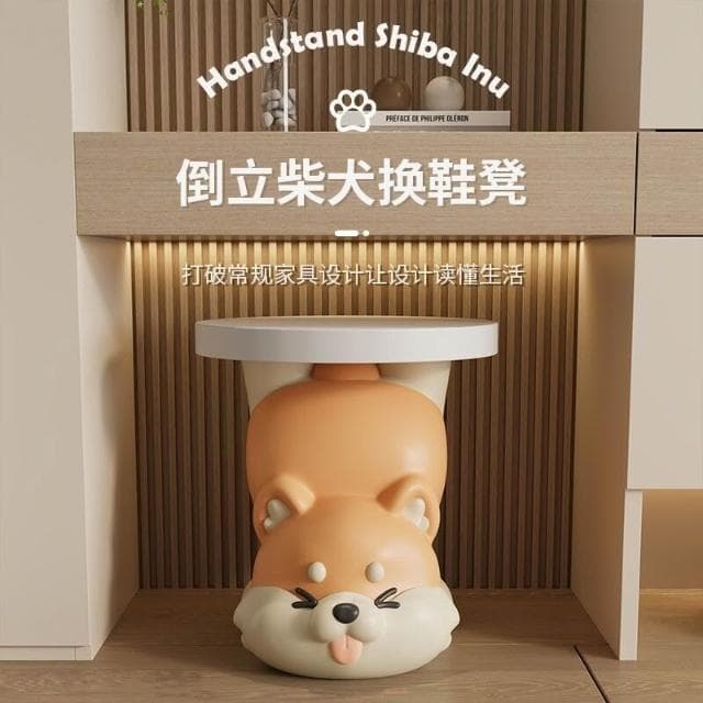 換鞋凳可愛超萌入戶進玄關創意小凳子床頭小邊幾喬遷新居孩子禮物