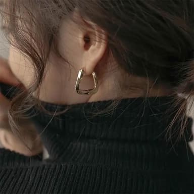【LEESA】個性耳環\耳環\女生耳環\禮物\飾品\男生\不規則耳環\耳環男\耳夾\耳釘\金屬耳環\耳圈\抗過敏耳環\耳飾