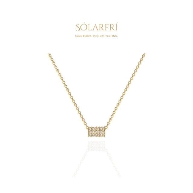 【SOLARFRi】閃耀鎖骨項鏈｜可調項鏈大小 附 附品牌禮盒包裝  閨蜜生日情人節女友母親老婆聖誕禮物