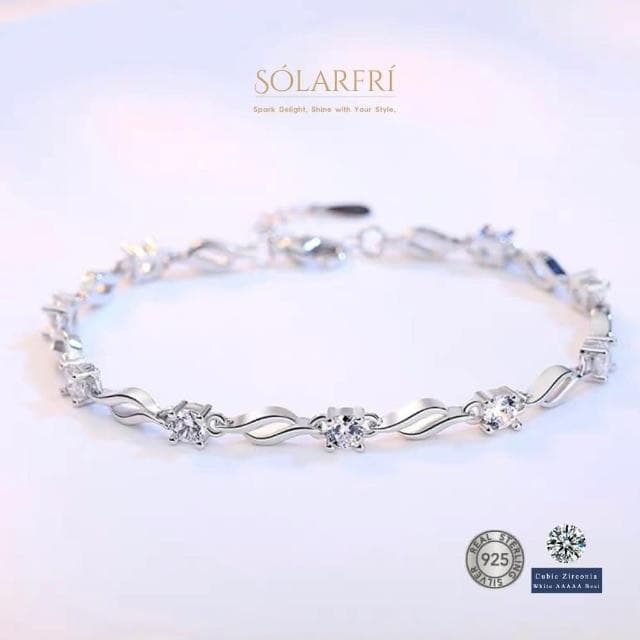 【SOLARFRi】輕奢晶耀手鏈｜可調整項鏈大小 附 附品牌禮盒包裝  閨蜜生日情人節女友母親老婆聖誕禮物