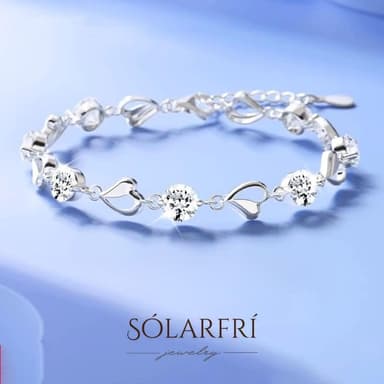 【SOLARFRi】輕奢晶耀手鏈｜可調整項鏈大小 附 附品牌禮盒包裝  閨蜜生日情人節女友母親老婆聖誕禮物