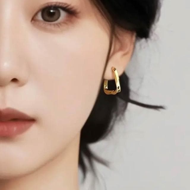 【KT DADA】個性耳環 金屬耳環 耳環 女生耳環 抗過敏耳環 不規則耳環 耳環男 耳夾 耳釘 耳飾 耳圈