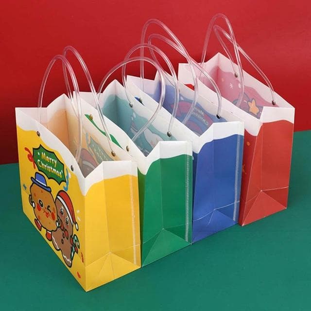 聖誕節手提收納袋 (禮物袋 手提袋 禮品袋 包裝袋 防潑水 收納袋 環保袋 耶誕節 聖誕節)