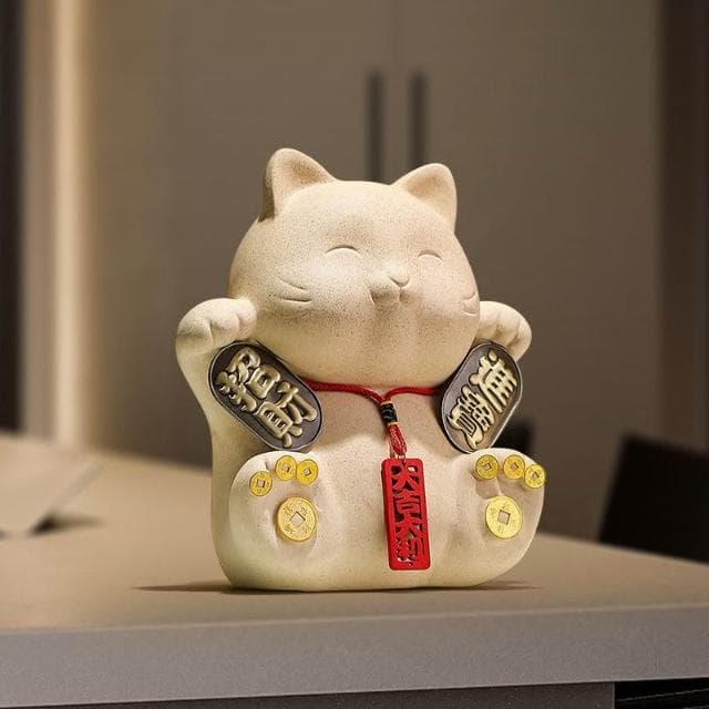 免運 招財貓 入厝禮物 招財擺飾 前臺擺件 家居裝飾品 開業禮物 客廳裝飾 喬遷禮品 交換禮物
