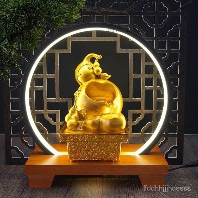 💚招財水流盆 流水擺飾 流水聚寶盆 開運球組 招財擺飾 開運 流水擺件 風水招財流水組 風水擺件 入厝禮物 開幕送禮AA