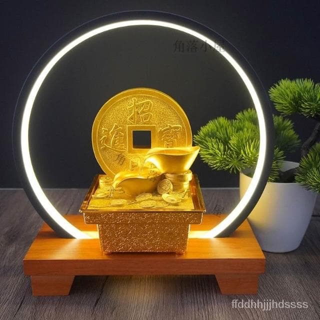 💚招財水流盆 流水擺飾 流水聚寶盆 開運球組 招財擺飾 開運 流水擺件 風水招財流水組 風水擺件 入厝禮物 開幕送禮AA