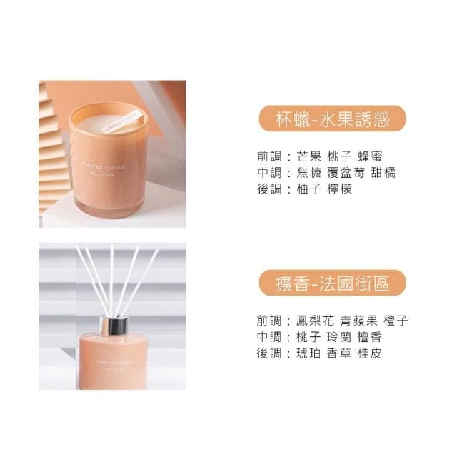 【MUMUSHOP】MUMU TM01155 莫蘭迪色系擴香瓶+香薰蠟燭禮盒 居家香氛 交換禮物 香氛蠟燭 芳香劑 香氛精油 聖誕交換禮物