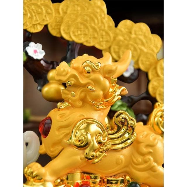 發財樹擺件招財貔貅客廳裝飾工藝品聚寶盆辦公室店鋪喬遷開業禮物