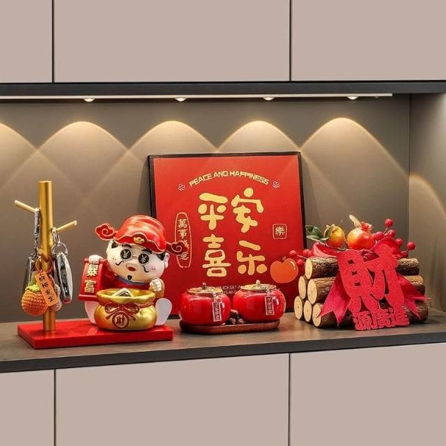 財神爺 新年擺飾 入厝禮物 玄關收納 鑰匙收納 家居擺件 玄關擺件 玄關擺飾 招財擺飾 喬遷 開幕 開幕送禮