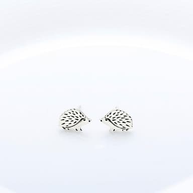 【Angel & Me】刺蝟 Hedgehog s925純銀耳環 生日禮物 情人節送禮