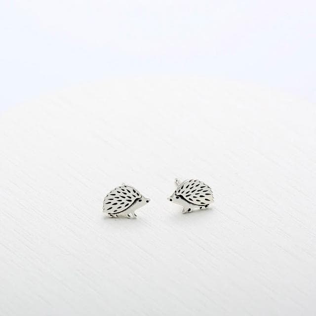 【Angel & Me】刺蝟 Hedgehog s925純銀耳環 生日禮物 情人節送禮