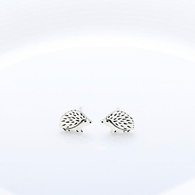 【Angel & Me】刺蝟 Hedgehog s925純銀耳環 生日禮物 情人節送禮