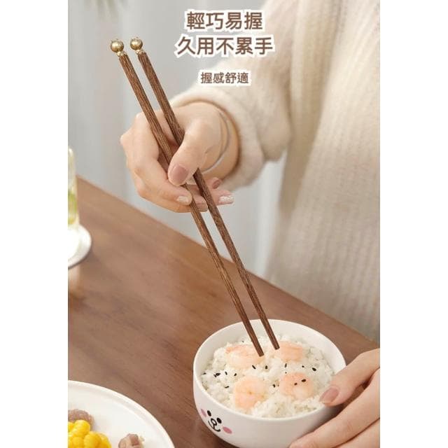 【LINE FRIENDS】金頂 木筷 木筷子 ( 正版授權 Line 木質 木筷 筷子 環保筷 熊大 莎莉 兔兔 餐具 抽獎禮物 吃飯 筷 辦公小物 餐廚 送禮 生日禮物 交換禮物 聖誕禮物)