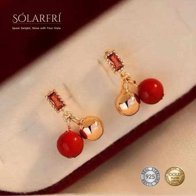 【SOLARFRi】銀針耳環｜優選親膚材質配戴舒適 附品牌禮盒包裝 閨蜜生日情人節女友母親老婆聖誕禮物