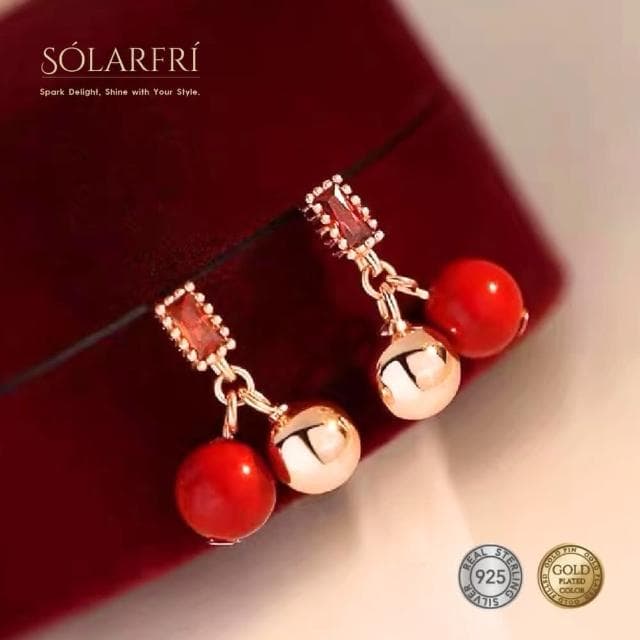 【SOLARFRi】銀針耳環｜優選親膚材質配戴舒適 附品牌禮盒包裝 閨蜜生日情人節女友母親老婆聖誕禮物
