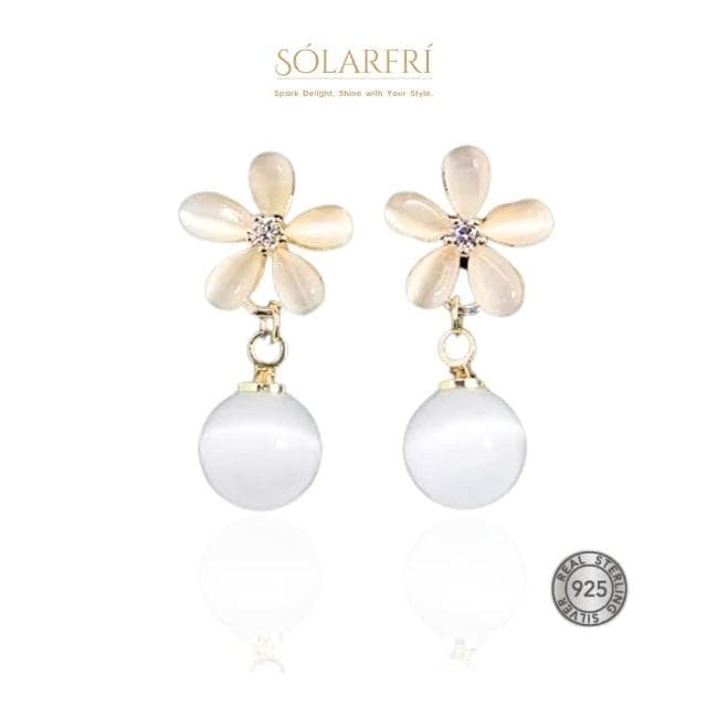 【SOLARFRi】銀針耳環｜優選親膚材質配戴舒適 附品牌禮盒包裝 閨蜜生日情人節女友母親老婆聖誕禮物