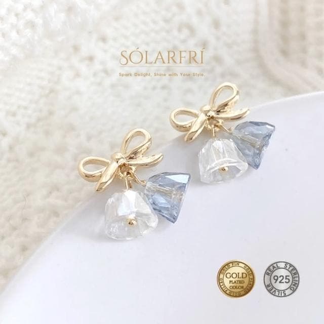 【SOLARFRi】銀針耳環｜優選親膚材質配戴舒適 附品牌禮盒包裝 閨蜜生日情人節女友母親老婆聖誕禮物