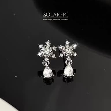 【SOLARFRi】銀針耳環｜優選親膚材質配戴舒適 附品牌禮盒包裝 閨蜜生日情人節女友母親老婆聖誕禮物