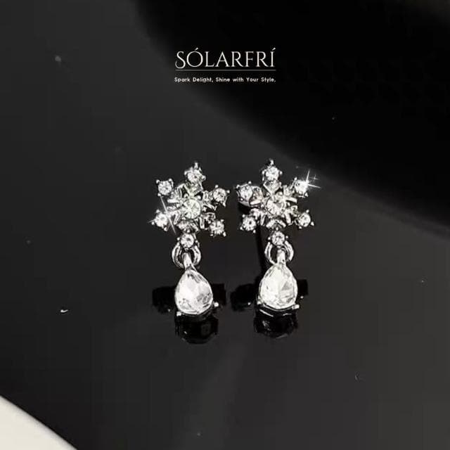 【SOLARFRi】銀針耳環｜優選親膚材質配戴舒適 附品牌禮盒包裝 閨蜜生日情人節女友母親老婆聖誕禮物