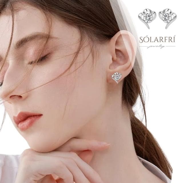 【SOLARFRi】銀針耳環｜優選親膚材質配戴舒適 附品牌禮盒包裝 閨蜜生日情人節女友母親老婆聖誕禮物