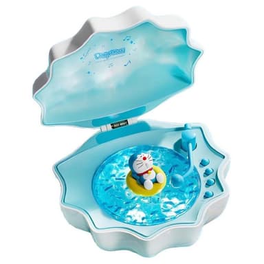 【Doraemon 哆啦A夢】七種白噪音 投影 貝殼燈 小夜燈 ( 睡眠床頭小夜燈 3D立體造型 白噪音 護眼柔光解壓 氛圍燈 投影燈 手辦 公仔 擺件 玩具 藍胖子 兒童夜燈 禮品 抽獎 臥室裝飾 送禮 生日禮物 交換禮物 聖誕禮物)
