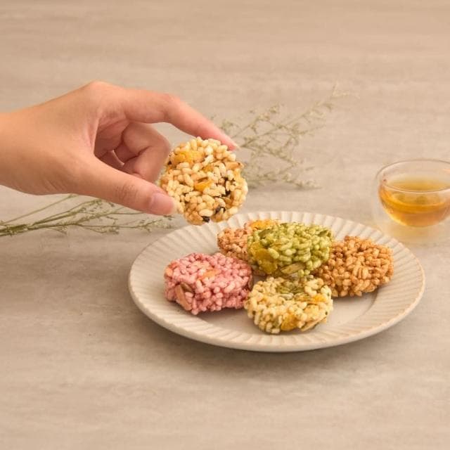 【MUZHAO 暮朝食粹】端午節禮盒-手作醬香米餅禮盒 15入  含送禮紙袋(年節禮盒 新年禮盒 伴手禮 下午茶 傳統零食 手工餅乾 無防腐劑) 彌月禮盒