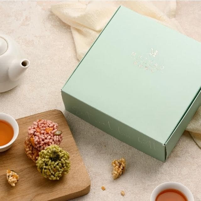 【MUZHAO 暮朝食粹】端午節禮盒-手作醬香米餅禮盒 15入  含送禮紙袋(年節禮盒 新年禮盒 伴手禮 下午茶 傳統零食 手工餅乾 無防腐劑) 彌月禮盒