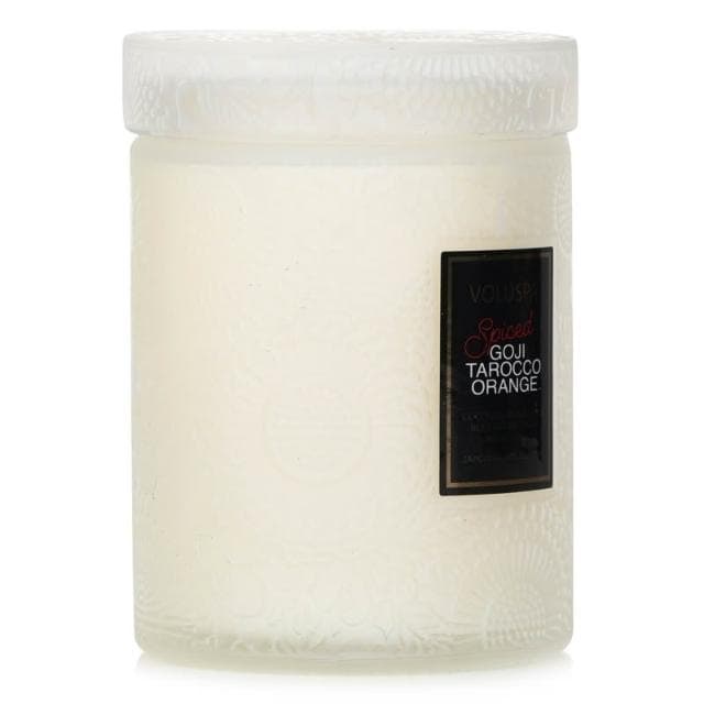 【VOLUSPA】美國 VOLUSPA 浮雕系列香氛蠟燭-豐味枸杞紅橙 156g 居家香氛