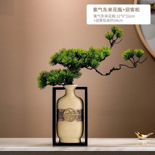JIWU簡物 招財擺件 八方來財招財貓 辦公室裝飾擺件 客廳玄關開店開業禮物 喬遷新居