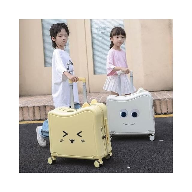 🍁高雄出貨🍁24h出貨🍁新款兒童騎乘拉桿箱 男生女孩輕便旅行箱 20吋遛娃神器 可坐 收納箱 收納包 安全便攜 多色可選