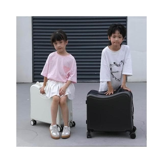 🍁高雄出貨🍁24h出貨🍁新款兒童騎乘拉桿箱 男生女孩輕便旅行箱 20吋遛娃神器 可坐 收納箱 收納包 安全便攜 多色可選