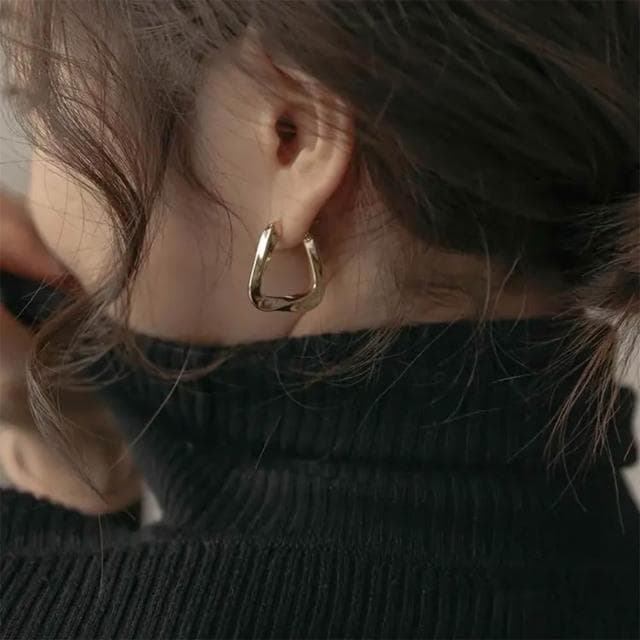 【LEEHER】個性耳環/不規則耳環/耳環/女生耳環/禮物/飾品/男生/耳環男/耳夾/耳釘/耳飾/金屬耳環/耳圈/抗過敏耳環
