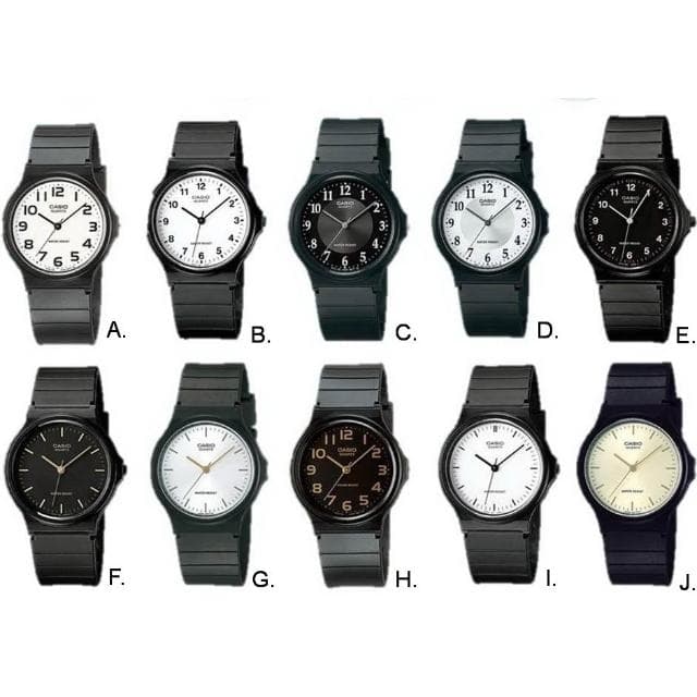 【CASIO 卡西歐】經緯度鐘錶 CASIO石英錶 超薄輕巧 中性男女適用 百搭 考試 運動休閒 保證正品公司貨 MQ-24