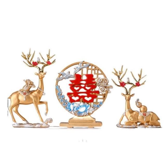 新婚禮物送新人情侶客廳玄關酒櫃擺件家居裝飾品訂婚閨蜜結婚禮品