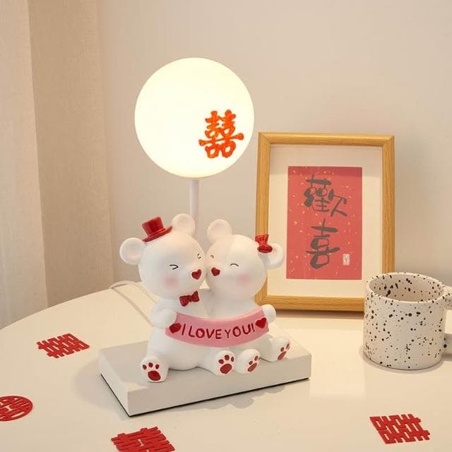 長明燈訂婚新婚結婚禮物送新人朋友閨蜜新娘擺件高端高級實用陪嫁