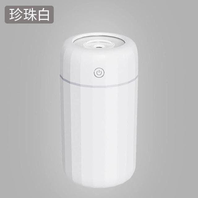 簡易小型空氣網紅加濕器夜燈兩用辦公室桌面車載車用宿舍學生迷你噴霧可愛便攜充電無線家用靜音臥室女生禮物