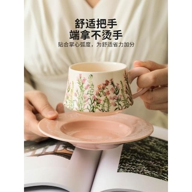 摩登咖啡杯碟高檔精緻喬遷新婚禮物套裝陶瓷情侶馬克杯子禮盒